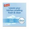 Glad 13 gal Trash Bags, 24 in x 28 in, Heavy-Duty, .9 Mil, White, 204 PK CLO 70320